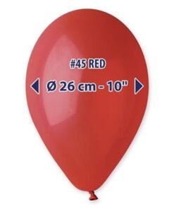 Červené balóniky - balenie 100 ks