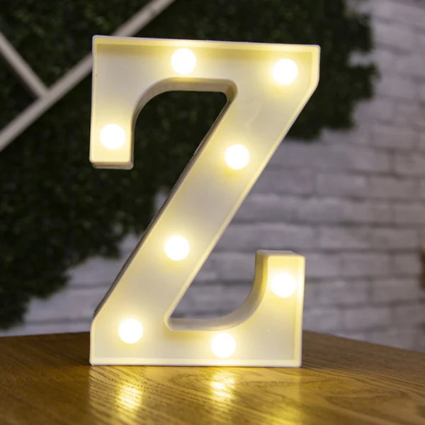Svietiace písmeno Z - 22cm